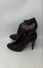 Load image into Gallery viewer, Coach Womens Aliza Q650 Brown Leather Round Toe High Ankle Booties Size 8M