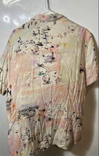 Load image into Gallery viewer, Guess Mens Multicolor Abstract Short Sleeve Collared Button-Up Shirt Size XL