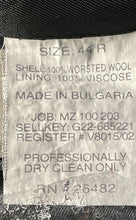 Load image into Gallery viewer, Pierre Cardin Mens Blue Wool Long Sleeve Notch Lapel Three-Button Blazer Sz 44R