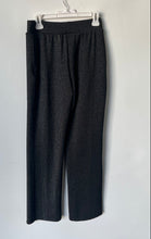 Load image into Gallery viewer, Danskin Womens Black Metallic Plated Pull-On Wide-Leg Pants Size Small