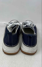 Load image into Gallery viewer, Atalina Womens Blue Lace-Up Low Top Round Toe Sneaker Shoes Size 11
