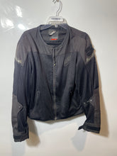 Load image into Gallery viewer, Fly Racing Mens Black Flux Air Mesh Full-Zip Motorcycle Jacket Size Medium