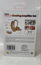 Load image into Gallery viewer, Trakk Health Beige Lightweight Comfortable Hearing Amplifier Set Untested
