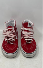 Load image into Gallery viewer, Vans Unisex Sk8-Hi 721356 Red White Lace-Up Sneakers Shoes Size M8.5 W10