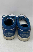 Load image into Gallery viewer, Nike Mens Air Jordan 1 Low SE Blue White Leather Basketball Shoes Size 14