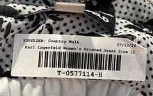 Load image into Gallery viewer, Karl Lagerfeld Womens Multicolor Floral Printed Mini Dress Size 12