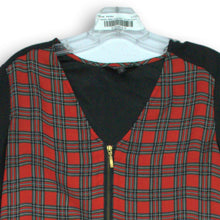 Load image into Gallery viewer, Express Womens Black Red Blouse Size S