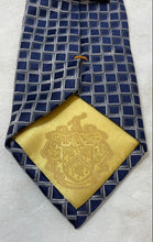 Load image into Gallery viewer, Donald J. Trump Mens Blue Geometric Print Adjustable Formal Pointed Tie