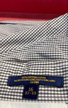 Load image into Gallery viewer, Tommy Hilfiger Mens Brown Cotton Long Sleeve Collared Dress Shirt Size 16