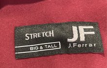 Load image into Gallery viewer, J. Ferrar Mens Burgundy Stretch Long Sleeve Dress Shirt Size 2XL With Tag