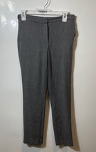 Load image into Gallery viewer, Zara Womens White Black Flat Front Slash Pocket Regular Fit Trouser Pants Size S