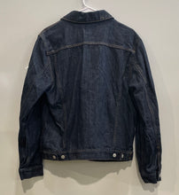 Load image into Gallery viewer, Gap Mens Blue Denim Dark Wash Long Sleeve Two Pockets Button Front Jacket Size M