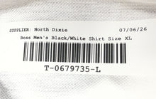 Load image into Gallery viewer, Hugo Boss Mens White Black Cotton Short Sleeve Collared Golf Polo Shirt Size XL