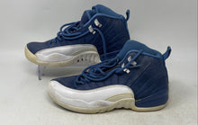 Load image into Gallery viewer, Nike Kids Air Jordan 12 Retro DB5595-404 Blue White Sneaker Shoes Size 5.5Y