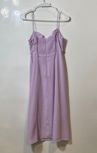 Load image into Gallery viewer, Forever 21 Womens Lilac Sweetheart Neck Spaghetti Strap Midi A-Line Dress Size S