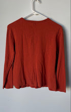 Load image into Gallery viewer, Banana Republic Womens Tan Long Sleeve Henley Neck T-Shirt Size Medium