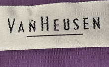Load image into Gallery viewer, Van Heusen Mens Purple Long Sleeve Spread Collar Wrinkle Free Dress Shirt Sz XL