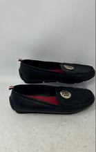 Load image into Gallery viewer, Tommy Hilfiger Mens Black Leather Slip-On Round Toe Loafer Shoes Size 8.5M