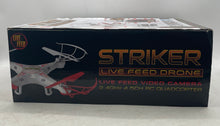 Load image into Gallery viewer, World Tech Elite Toys Striker Live Feed Camera Drone Ages 14+ Untested