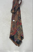 Load image into Gallery viewer, Hugo Boss Mens Multicolor Floral Print Silk Adjustable Four-In-Hand Pointed Tie