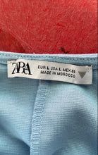 Load image into Gallery viewer, Zara Womens Light Blue Sleeveless Round Neck Blouse Tank Top Size Large