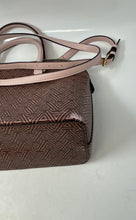 Load image into Gallery viewer, Aldo Womens Galilini Brown Pink Signature Print Double Handle Satchel Handbag