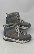 Load image into Gallery viewer, Nike Boys Air Jordan 9 HV4574-011 Gray White Lace-Up Sneakers Shoes Size 5Y