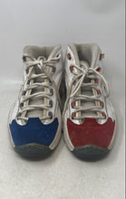 Load image into Gallery viewer, Reebok Mens Question Mid Multicolor Leather Lace-Up Sneaker Shoes Size 10.5