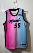 Load image into Gallery viewer, Nike Boys Pink And Blue Sleeveless Miami Heat Duncan Robinson #55 Jersey Size L