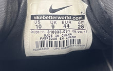 Load image into Gallery viewer, Nike Mens Sweet Classic 318333-031 Black Leather Lace-Up Sneaker Shoes Size 10