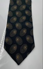 Load image into Gallery viewer, Giorgio Armani Mens Multicolor Geometric Print Silk Adjustable Long Designer Tie