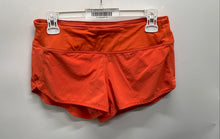 Load image into Gallery viewer, Lululemon Womens Orange Speed Up High-Rise Activewear Athletic Shorts Size 6