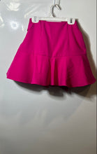 Load image into Gallery viewer, Zara Womens Pink High Waist Side Zip Belted Ruffle Hem Mini Skort Size XS