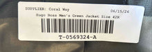 Load image into Gallery viewer, Hugo Boss Mens Green Long Sleeve Notch Lapel Three-Button Blazer Jacket Size 42R
