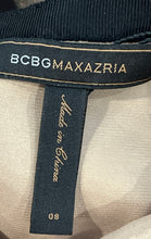 Load image into Gallery viewer, BCBGMAXAZRIA Womens Black Silk Center Back Zipper Straight & Pencil Skirt Size 8