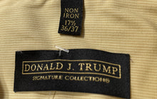 Load image into Gallery viewer, Donald J. Trump Mens Beige Cotton Collared Long Sleeve Dress Shirt Size 17.5
