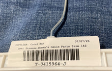 Load image into Gallery viewer, Levi's Womens Blue Denim Medium Wash Pockets Mid Rise Skinny Leg Jeans Size 14