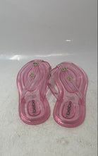 Load image into Gallery viewer, Bebe Womens Pink Clear Open Toe Slip-On Flip Flop Sandals Size 10