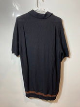 Load image into Gallery viewer, Karl Lagerfeld Mens Black Cotton Short Sleeve Collared Polo Shirt Size M