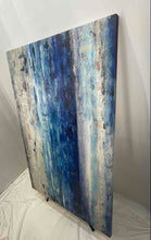 Load image into Gallery viewer, Wall Hanging Home Decor Blue Abstract Engraved Framed Art Painting