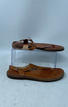 Load image into Gallery viewer, Tommy Hilfiger Womens Bennia Brown Leather Flat Thong Sandals Size 8 M
