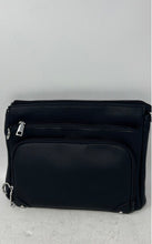Load image into Gallery viewer, Sytrash Womens Black Pebbled Leather Inner Pockets Crossbody Bag w/ Tags