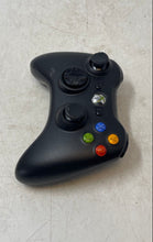 Load image into Gallery viewer, Microsoft Model 1403 Xbox 360 Black Ergonomic Wireless Controller Untested