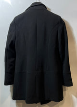 Load image into Gallery viewer, Forever 21 Womens Black Long Sleeve Double-Breasted Military-Style Pea Coat Sz S