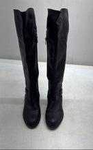 Load image into Gallery viewer, Vince Camuto Womens Black Leather Round Toe Over-The-Knee Boots Size 8M