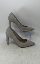 Load image into Gallery viewer, Christian Siriano Womens Gray Pointed Toe Slip-On Pump Heels Size 8W