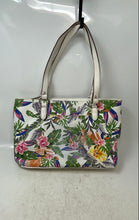 Load image into Gallery viewer, Liz Claiborne Womens Multicolor Tropical Print Double Handle Shoulder Handbag