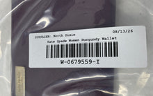 Load image into Gallery viewer, Kate Spade New York Womens Laurel Way Stacy Burgundy Leather Bifold Wallet