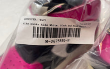 Load image into Gallery viewer, Nike Kids Court Borough Mid 2 IB4399-100 White Black Pink Sneaker Shoes Size 10C