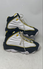 Load image into Gallery viewer, Nike Kids Jordan Pro Strong White Yellow Black Lace-Up Sneaker Shoes Size 4.5Y